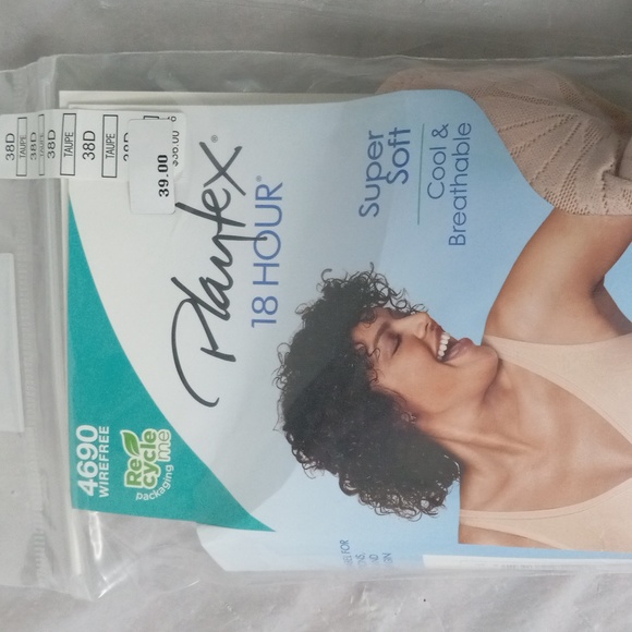 Playtex 18 Hour bra beige size 38D New - Picture 2 of 4